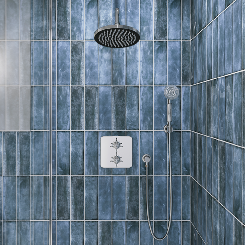 Lifestyle image of Chrome Shower set
